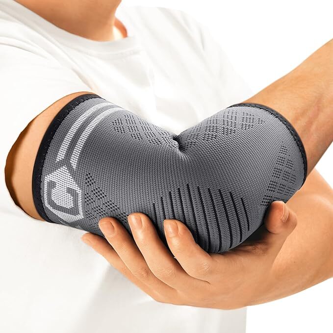 CAMBIVO Ellenbogenbandage x2, Tennisarmbandage für Damen Herren, Armbandage Ellenbogen geeignet Arthritis, Sehnenentzündung, Ellenbogenschoner für Sport, Golferarm und Tennisarm Armbandage